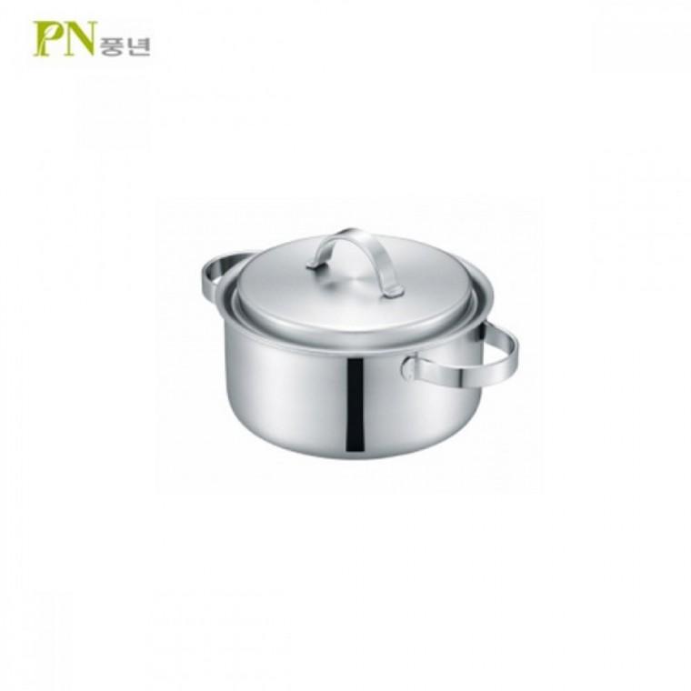 통오중 스텐레스 양수냄비 20cm 칼국수냄비 신혼부부냄비 달걀삶는냄비 밀키트냄비 가정용냄비 자취냄비 계