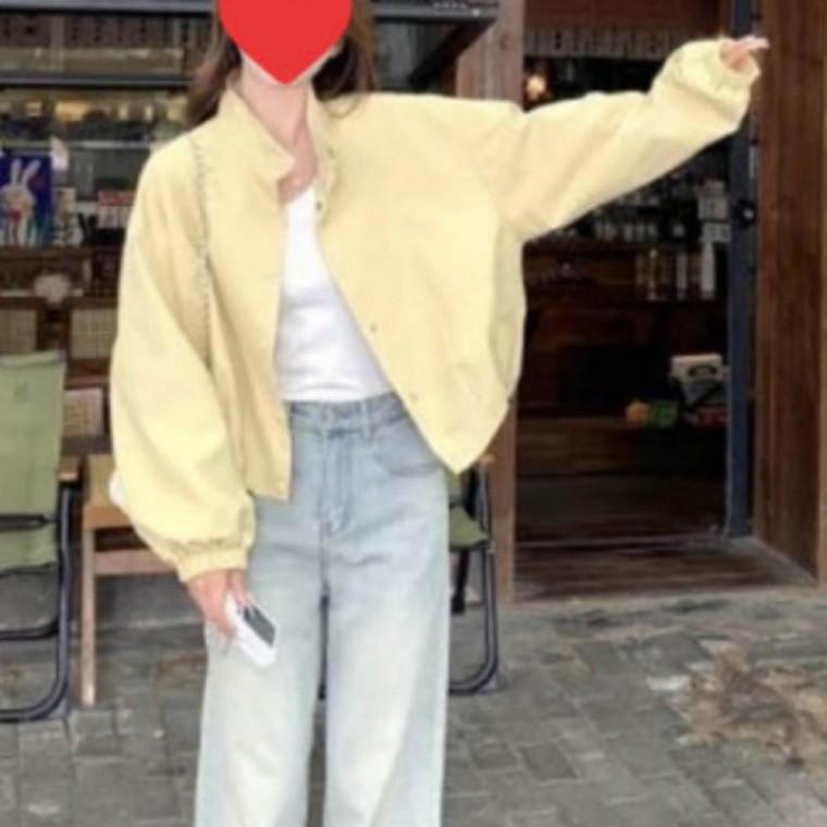 여성 하이넥 바람막이 자켓 여름 간절기 스포티 집업 재킷