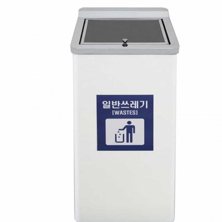 갈바 스텐 쓰레기통 89L 편의점쓰레기통 사각휴지통 실외쓰레기통 스텐쓰레기통