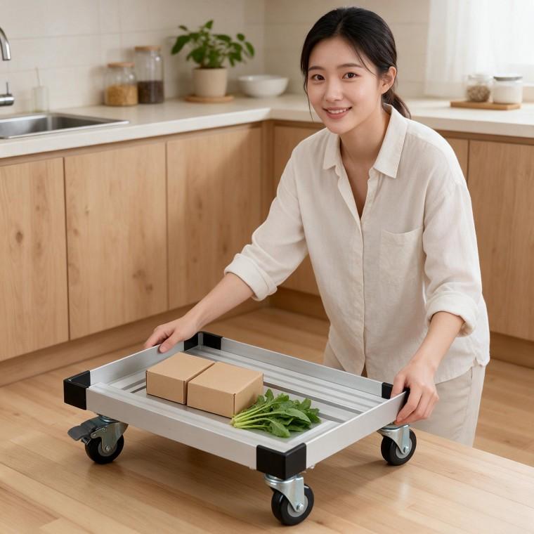 핸드카트 이동식 접이식 대차 적재함 창고 운반 수레 짐운반용 물류용 공구