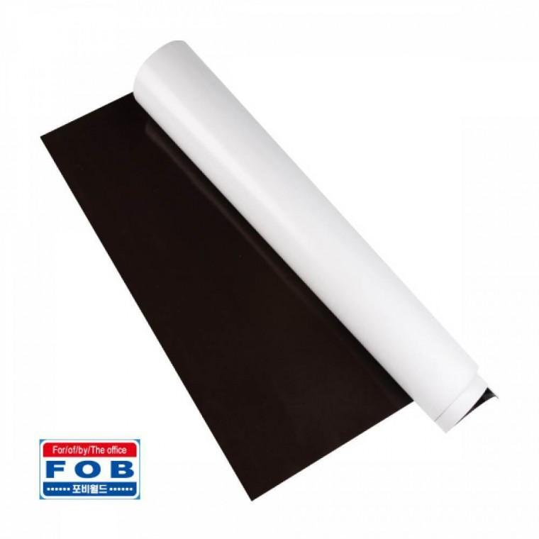 흰색 롤자석 60cm x 10M 0.8T 자석부착 패드자석 사무실자석 사무용자석 잘라쓰는자석 고무판자석 사각자석