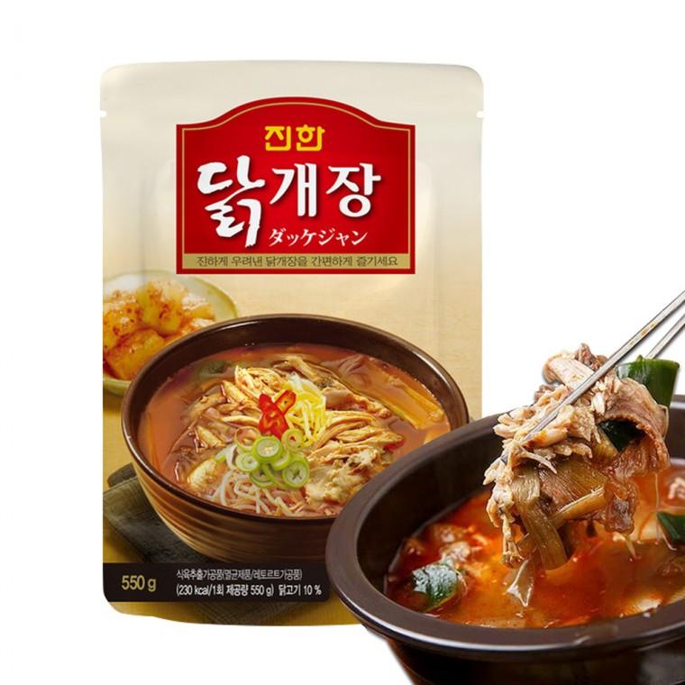 진한식품 닭개장 550g 1박스(25개입) 즉석국