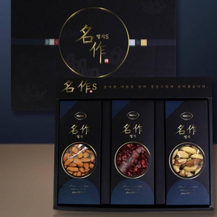 견과류 3종 선물세트 알찬 구성 명절 추석 단체 답례품 건강 간식 추석선물세트 답례품 명절 대량주문