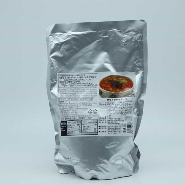 소라치 신 탄탄 카라미소 스프 1.5kg 미소라멘 돈코츠라멘육수 일본라면