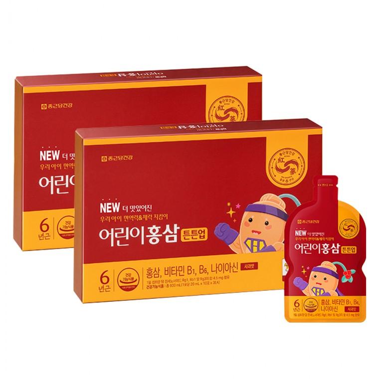 종근당건강 어린이홍삼 튼튼업 20ml x 30포 2개
