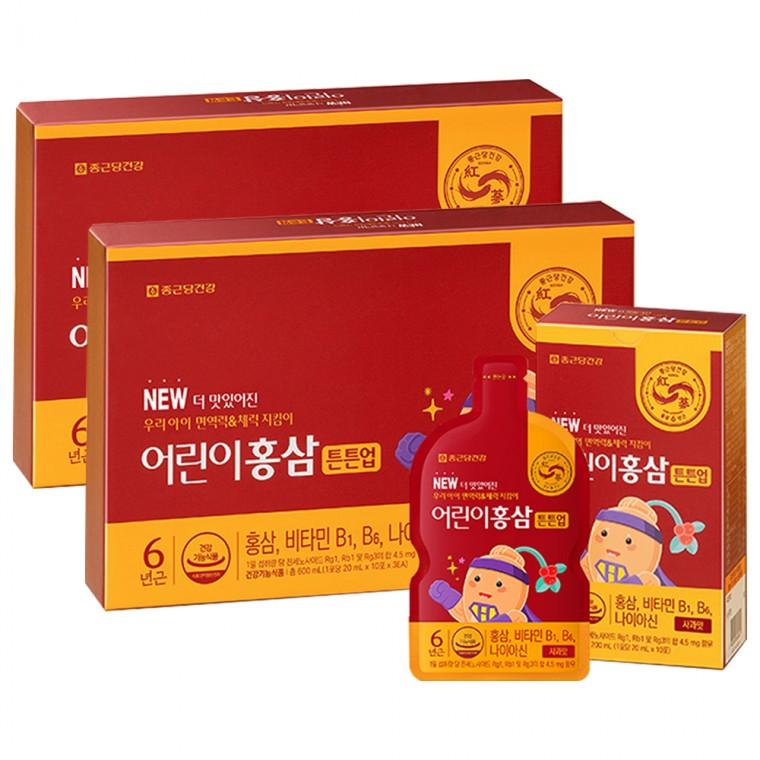 종근당건강 어린이홍삼 튼튼업 20ml x 30개입 2개