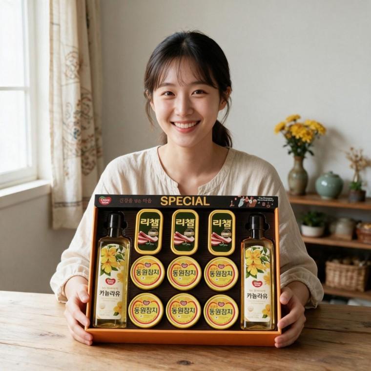 2026년 추석 명절 리챔 카놀라유 식용유 5세트 박스 선물세트