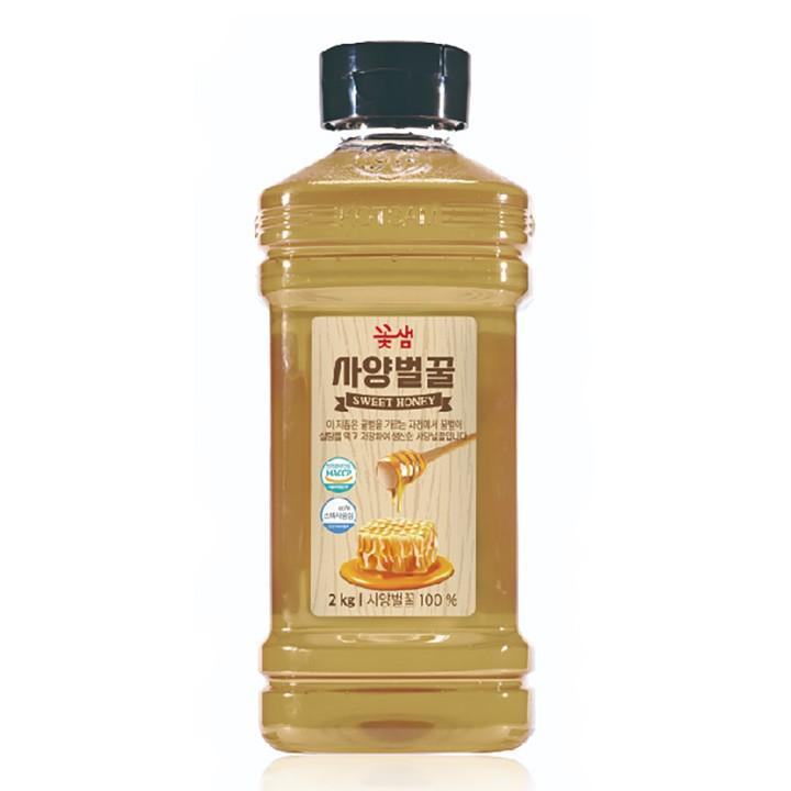 (무배) 꽃샘 사양벌꿀 2kg 1BOX (8개입)