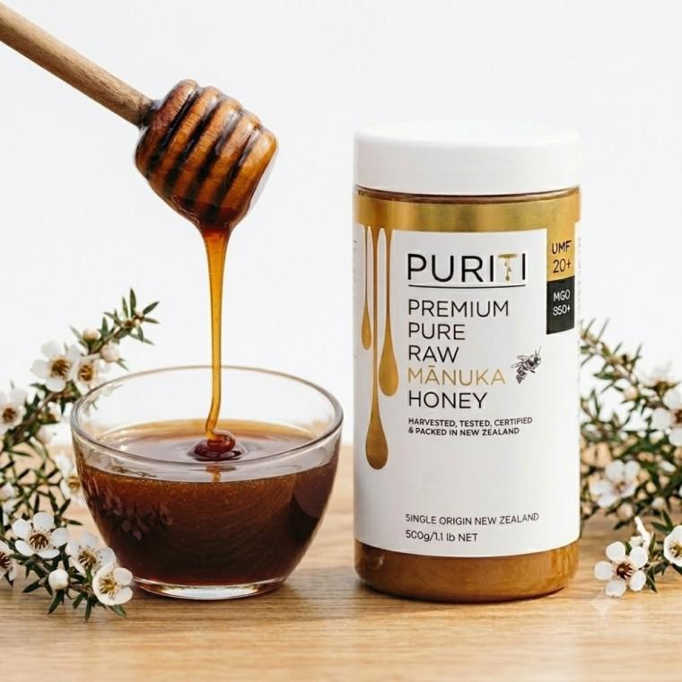 Puriti 마누카 꿀 UMF20+ 500g