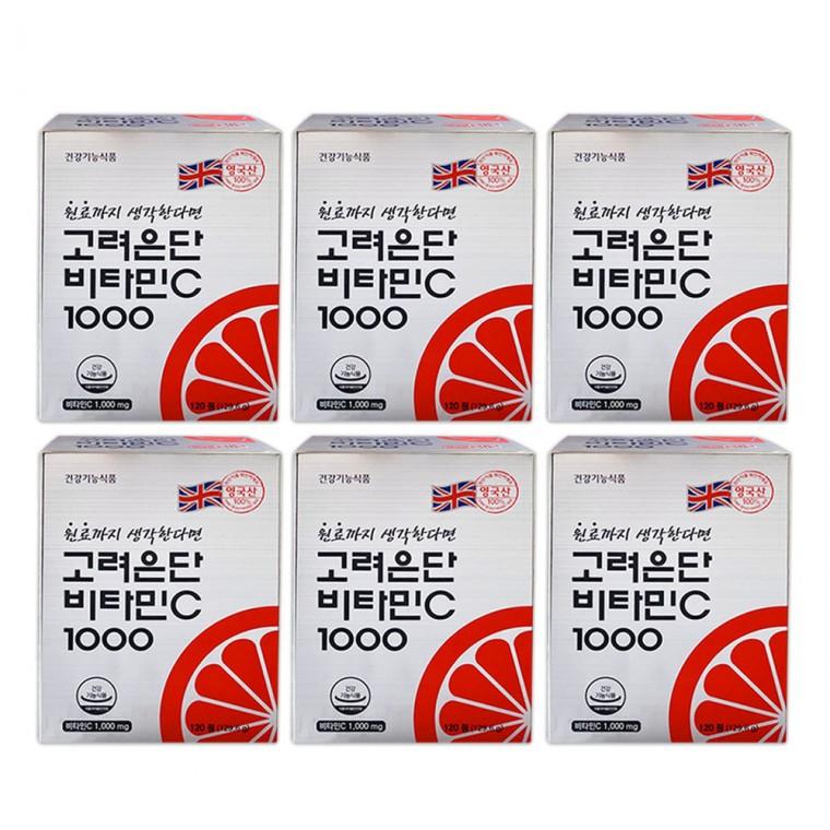 고려은단 비타민C 1000 120정x6개