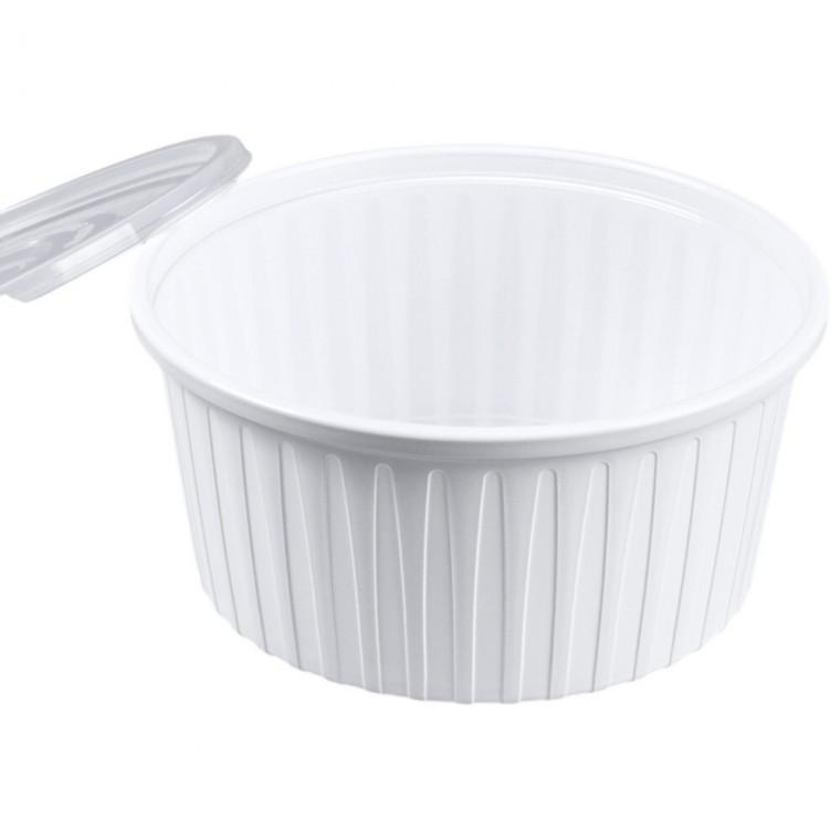 PP타원찜용기 타원찜-소 검정 세트 100개 일회용용기