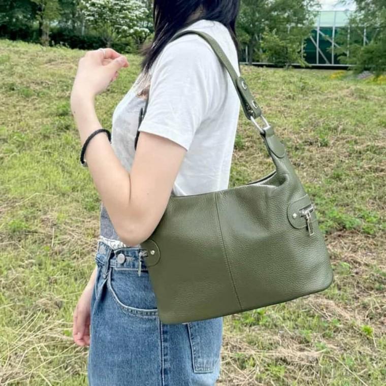 사각 포켓 데일리 숄더 크로스 겸용 중년여성 소가죽가방 여성데일리가방 20대여성가방 여성소가죽크로스백