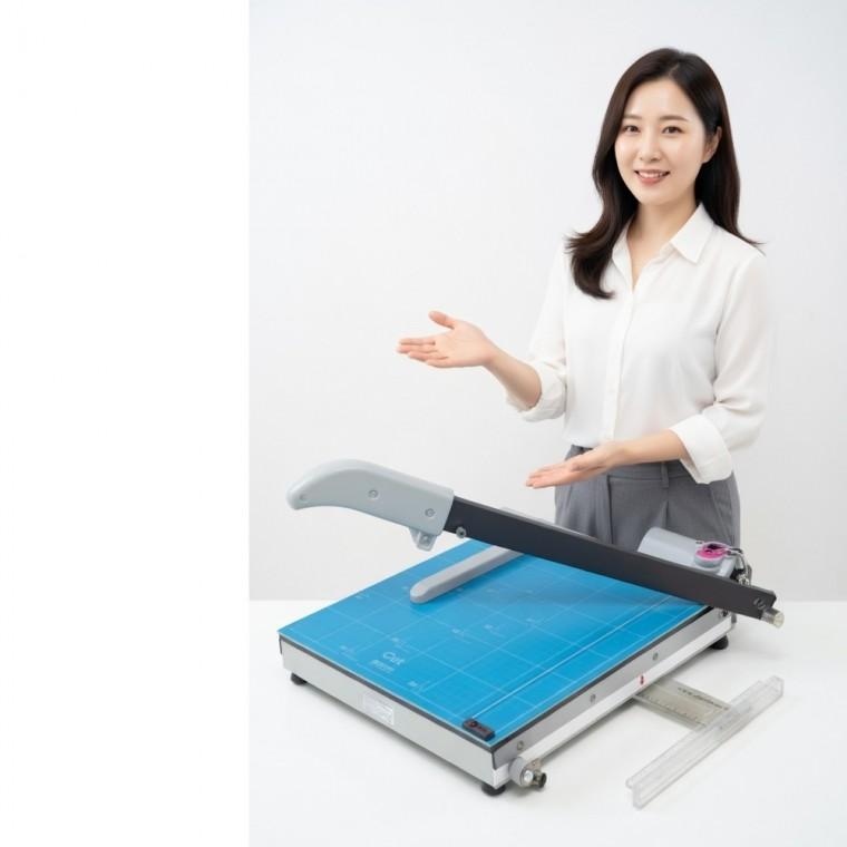 작두형 종이재단기 오피스 문구 절단기 문서 절삭기 작두