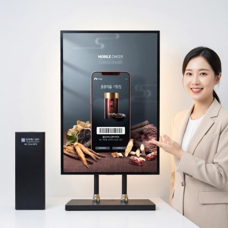 A2 LED 라이트패널 스탠드 홍보 디스플레이 실외용 배너 입간판 메뉴판
