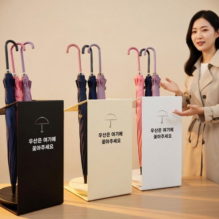 철제 우산꽂이 슬림 카페 정리함 업소용 학교 매장