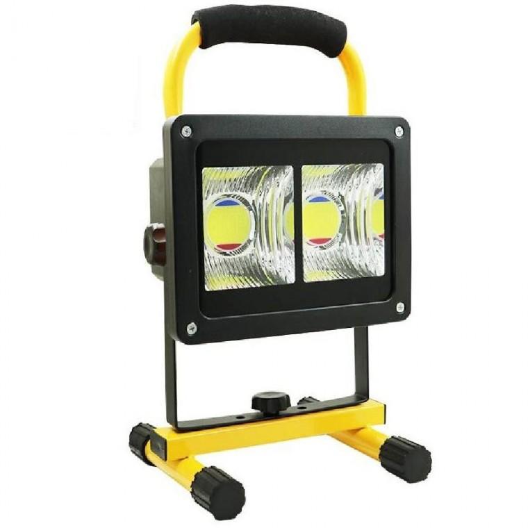 LED투광기 100W 충전식서치라이트 LED작업등 공사용작업등 야외작업등