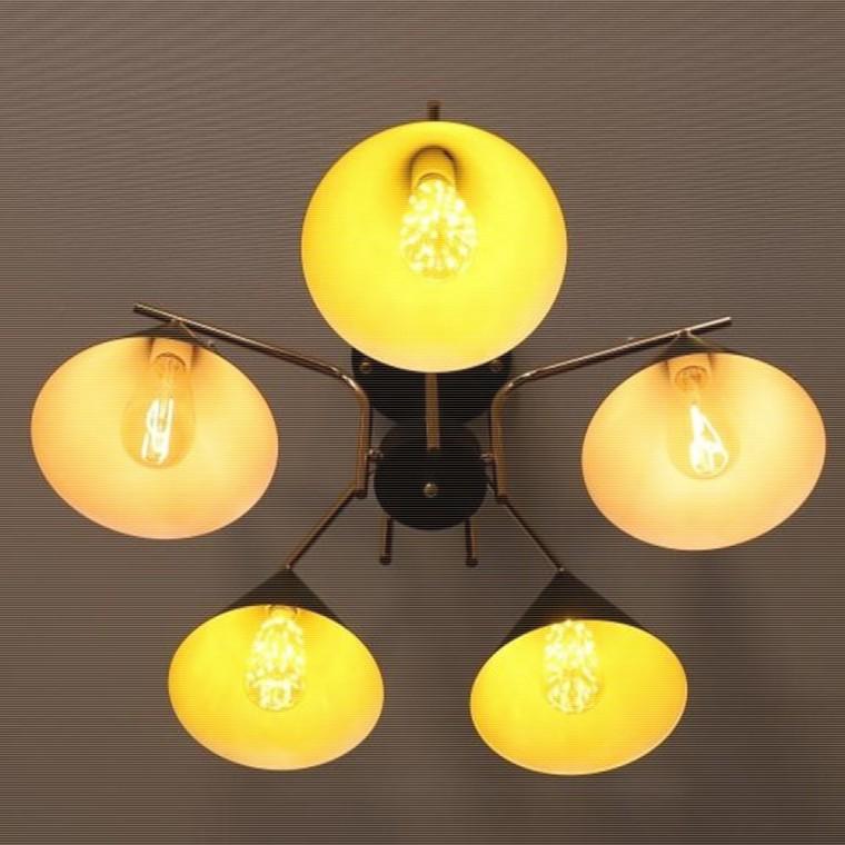 LED직부등 블랙 5등 인테리어거실등 천장조명 천정등기구 천정등