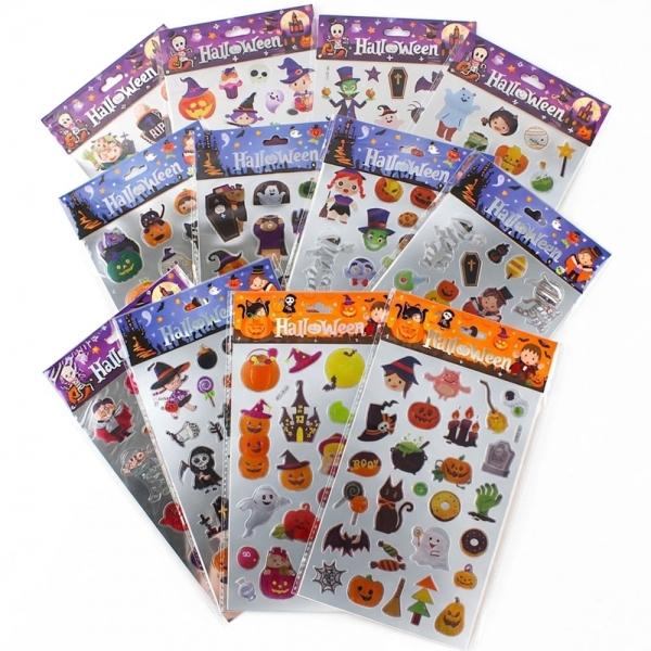 119D] 1000 팬시피아 할로윈 친구들 스티커 (12개세트)