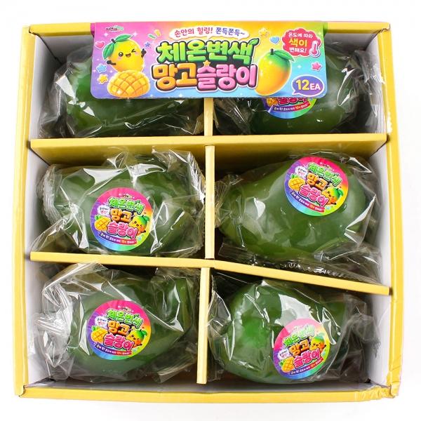 D07-2D] 5000 체온 변색 망고 슬랑이[벌크] (4개세트)