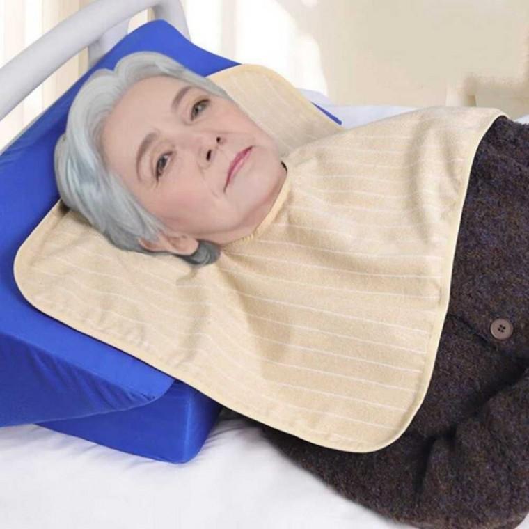 어른 턱받이 방수턱받이 노인턱받이 어르신방수앞치마