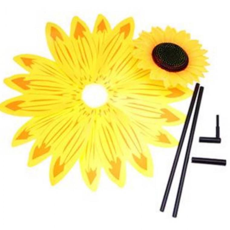 해바라기바람개비 인테리어바람개비 마당바람개비 플라스틱바람개비