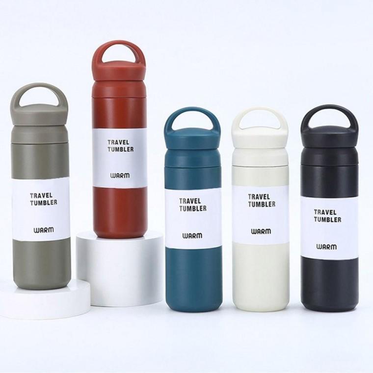 손잡이 트래블 텀블러 480ml 각인가능 DD-12567