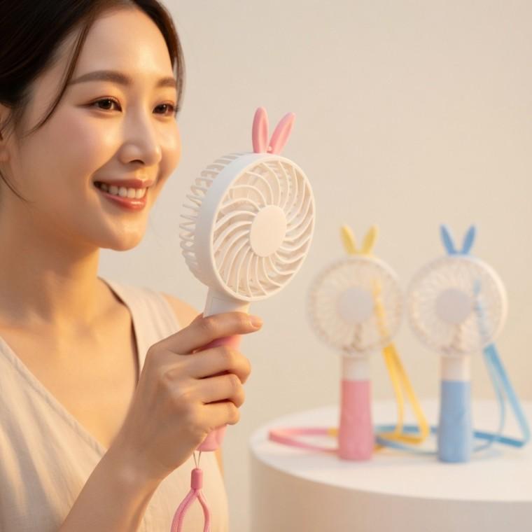 목걸이 손선풍기 휴대용 여름 야외 어린이 목걸이형 학생용