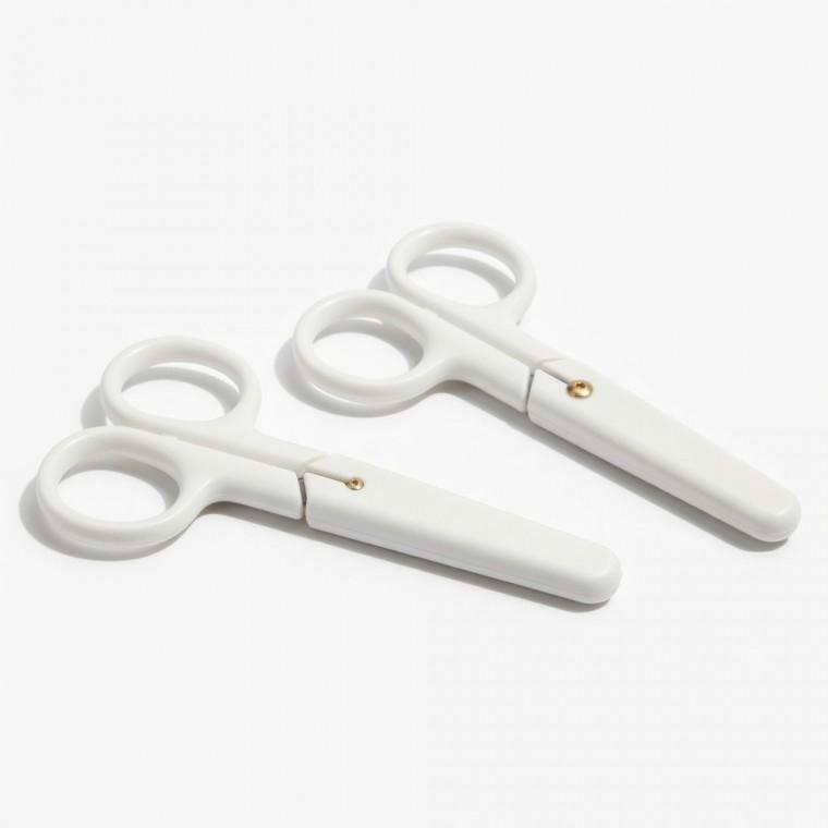 캡 안전 가위 소형 어린이 공예 미술 사무용 휴대용