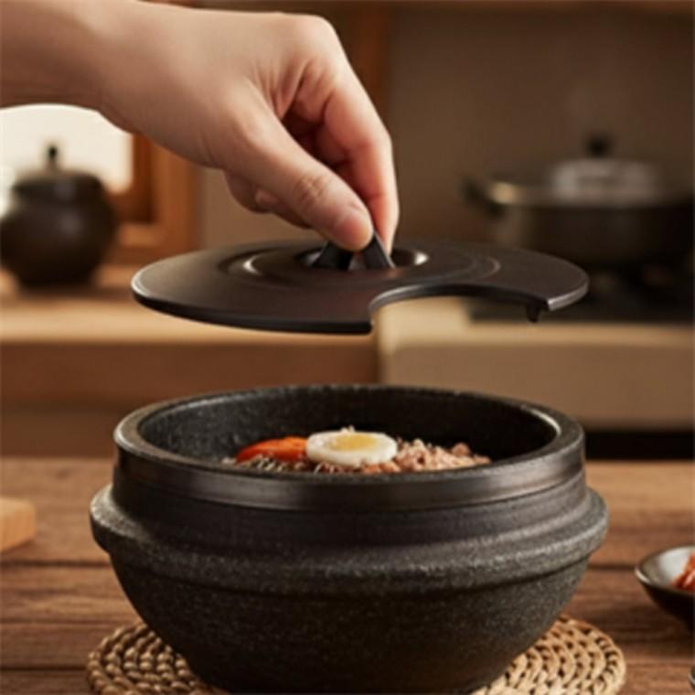 브라운토기 뚝배기 뚜껑 찌개뚝배기 식당뚝배기 식당용뚝배기