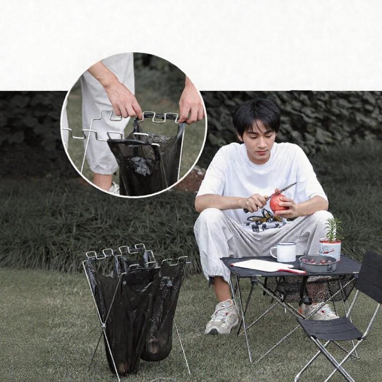 실용적인 접이식 쓰레기 봉투 거치대 분리수거 가정용