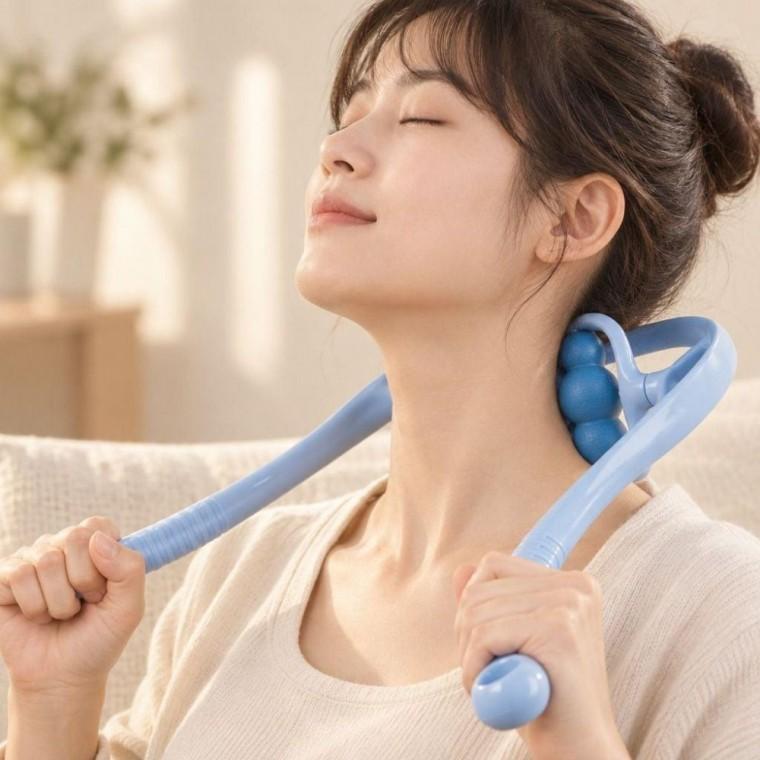 종아리 바디 마사지기 지압볼 셀프 롤링안마기 목안마기
