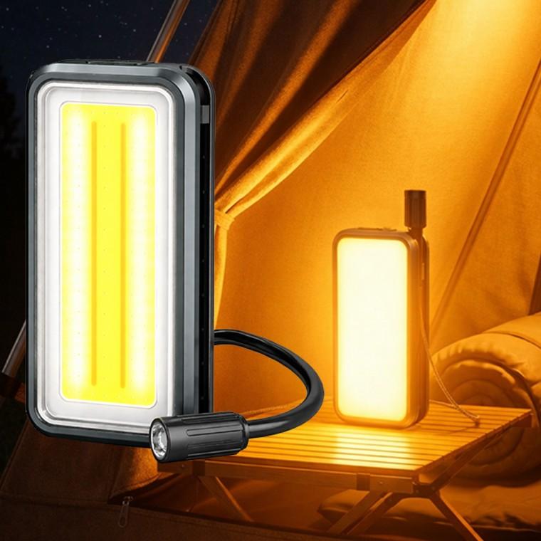 멀티 캠핑 COB LED 충전식 야외 조명등 랜턴 작업등 K5아답터포함
