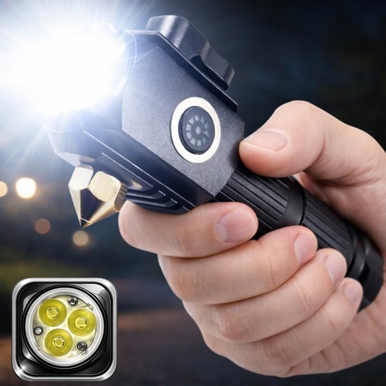 자동차비상 LED 야외 멀티 서치라이트 랜턴 손전등 후레쉬 D772아답터포함
