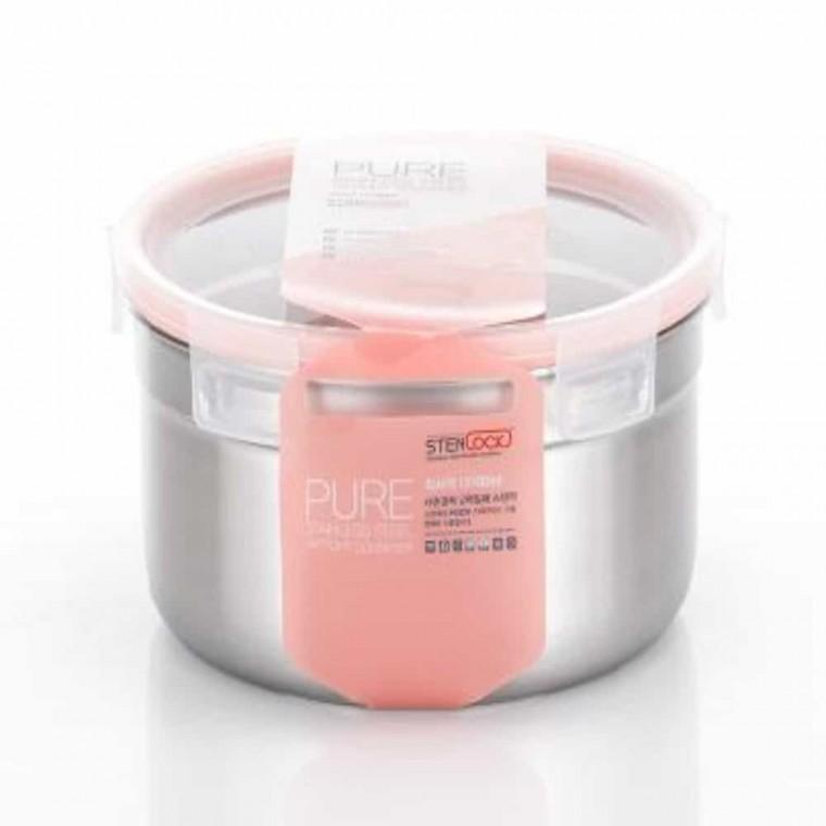 스텐밀폐용기 9호 2100ml 사각플라스틱용기 플라스틱밀폐용기 찬통