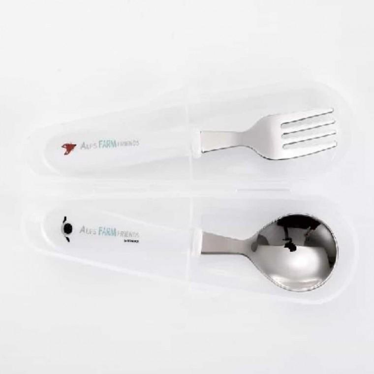 어린이 스푼포크케이스세트 식기세트 휴대용커트러리 스푼포크세트