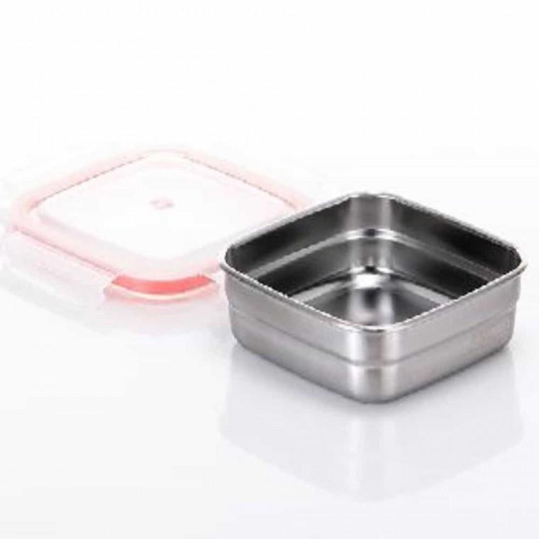 스텐밀폐용기 6호 480ml 밀페용기 스테인레스반찬통 사각밀폐용기