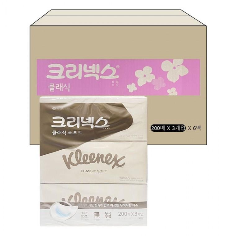크리넥스 클래식200매 크리넥스클래식소프트 크리넥스각티슈 휴지