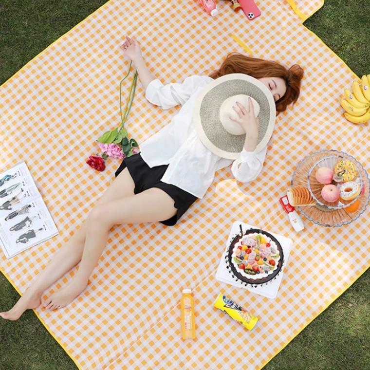 접이식 매트 체크 방수 캠프닉 대형 나들이