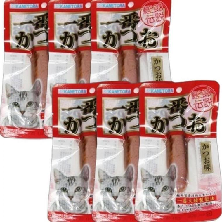 고양이 자연맛 순살 고기 간식 가다랑어 22g 6개 영양 통살 스낵