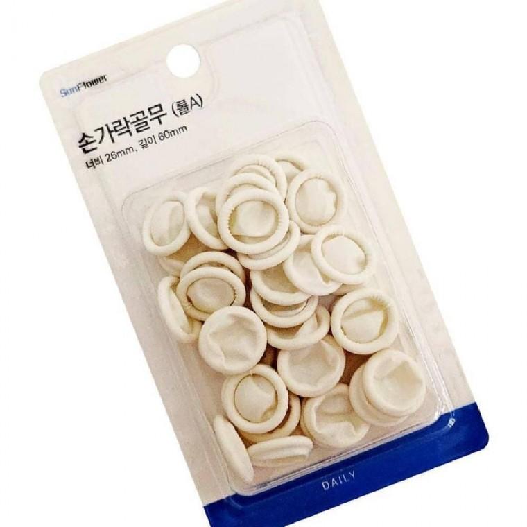 손가락 골무 롤형 핑거캡 고무 보호 사무용 서류 넘김 골무