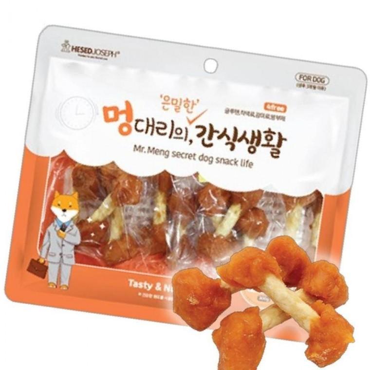 강아지 간식생활 치킨 덤벨 300g 고단백 저지방 스틱 개간식