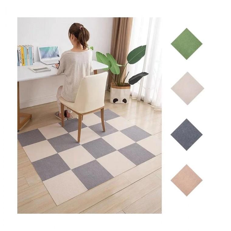 루미나D 피스형 러그 30x30cm 10P 바닥 카펫 조립 미끄럼방지 매트