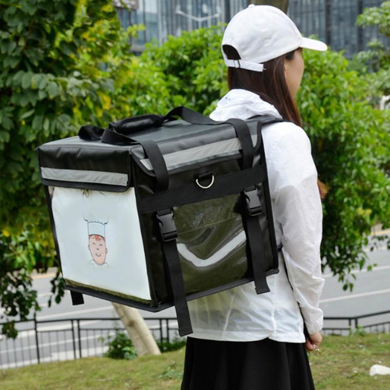 젠틀락 핫앤쿨 대용량 배달가방(35L) (블랙) 대량 납품 판촉
