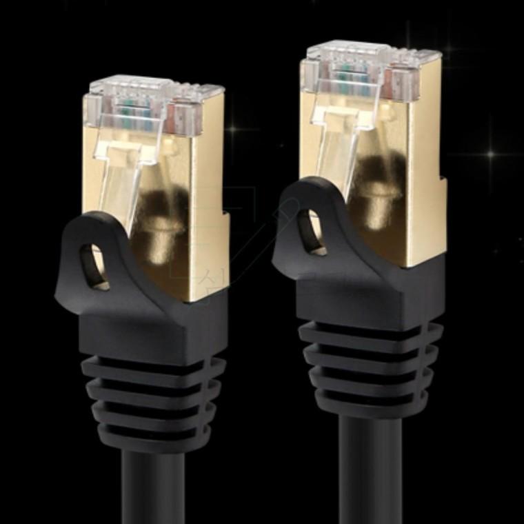 넷메이트 CAT8 SSTP 랜 케이블 20m STP케이블 SSTP케이블 SFTP케이블 블 CAT8케이블