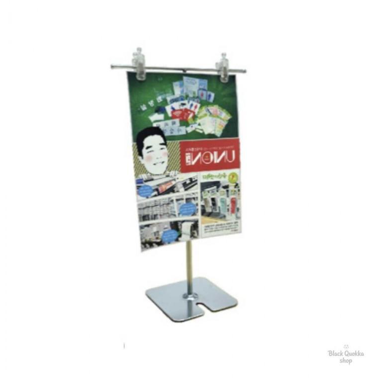 까만 자형걸이 가격표스탠드 t자형pop걸이