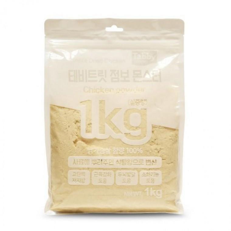 EAS 테비 애견간식 테비 트릿 점보 몬스터 치킨파우다 1kg