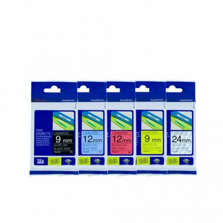 라벨테이프 노랑 18mm 라벨출력지 이름표라벨스티커 라벨지리필