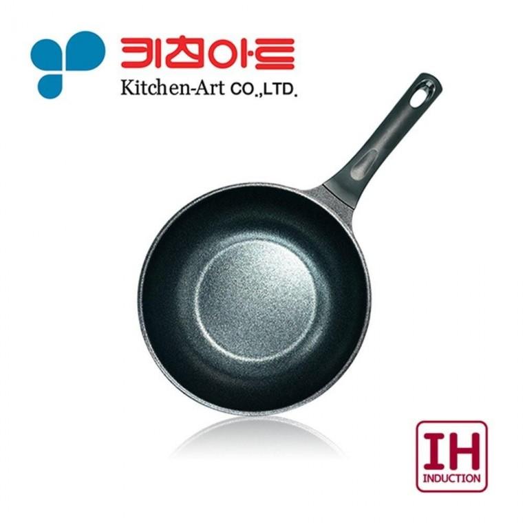 인덕션 궁중팬 볶음팬 웍팬 멀티팬 깊은 후라이팬 26cm 키친아트 꼬뜨실버