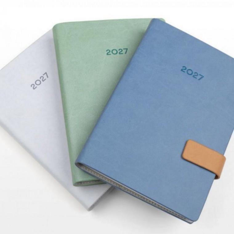 2027년 신년 트윈링 A5 월간 스프링 노트 다이어리