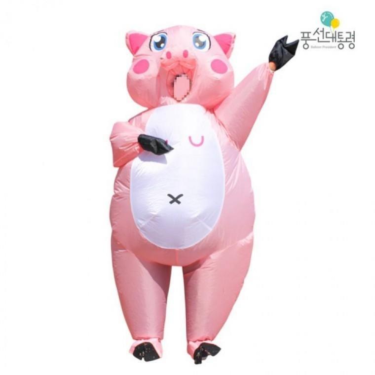 풍선대통령 에어슈트 L사이즈 코스프레 코스튬 파티의상 할로윈 이벤트 행사